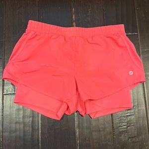 RBX Athletic Shorts || Neon Pink || has drawstring || Light + breathable